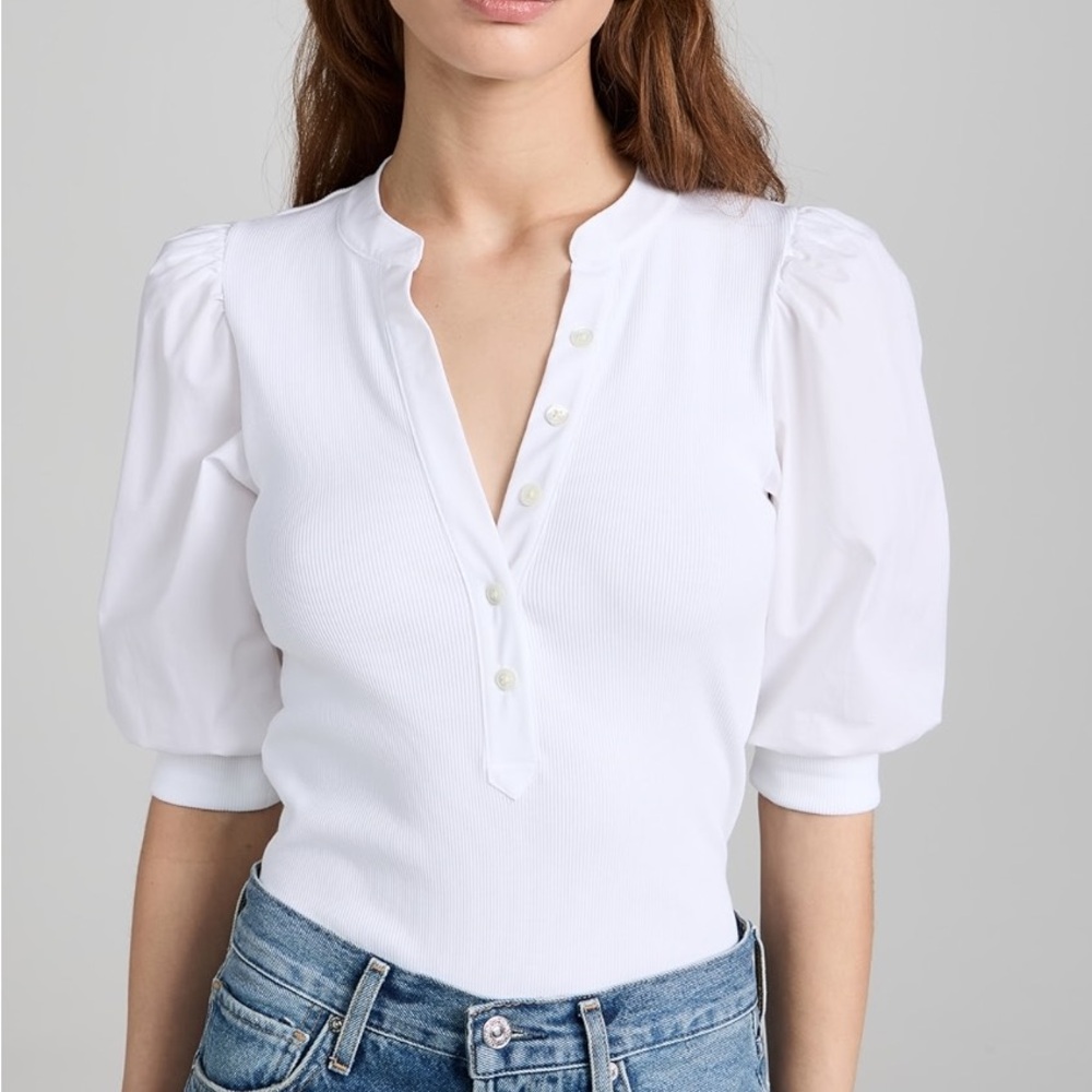 Veronica Beard Coralee Front Button Blouse